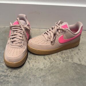 Nike Pink and Tan Women's Sneakers